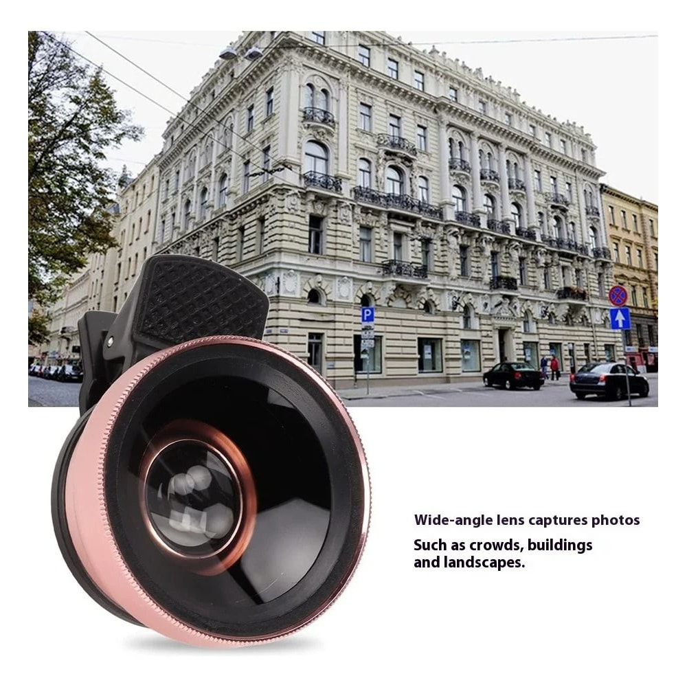 Professional HD 2in1 Wide Angle And Macro Smartphone Lens Kit 3