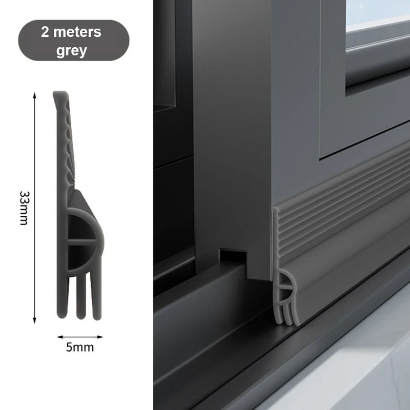 Professional TPE Triple Sound Insulation Window Door Seal 10