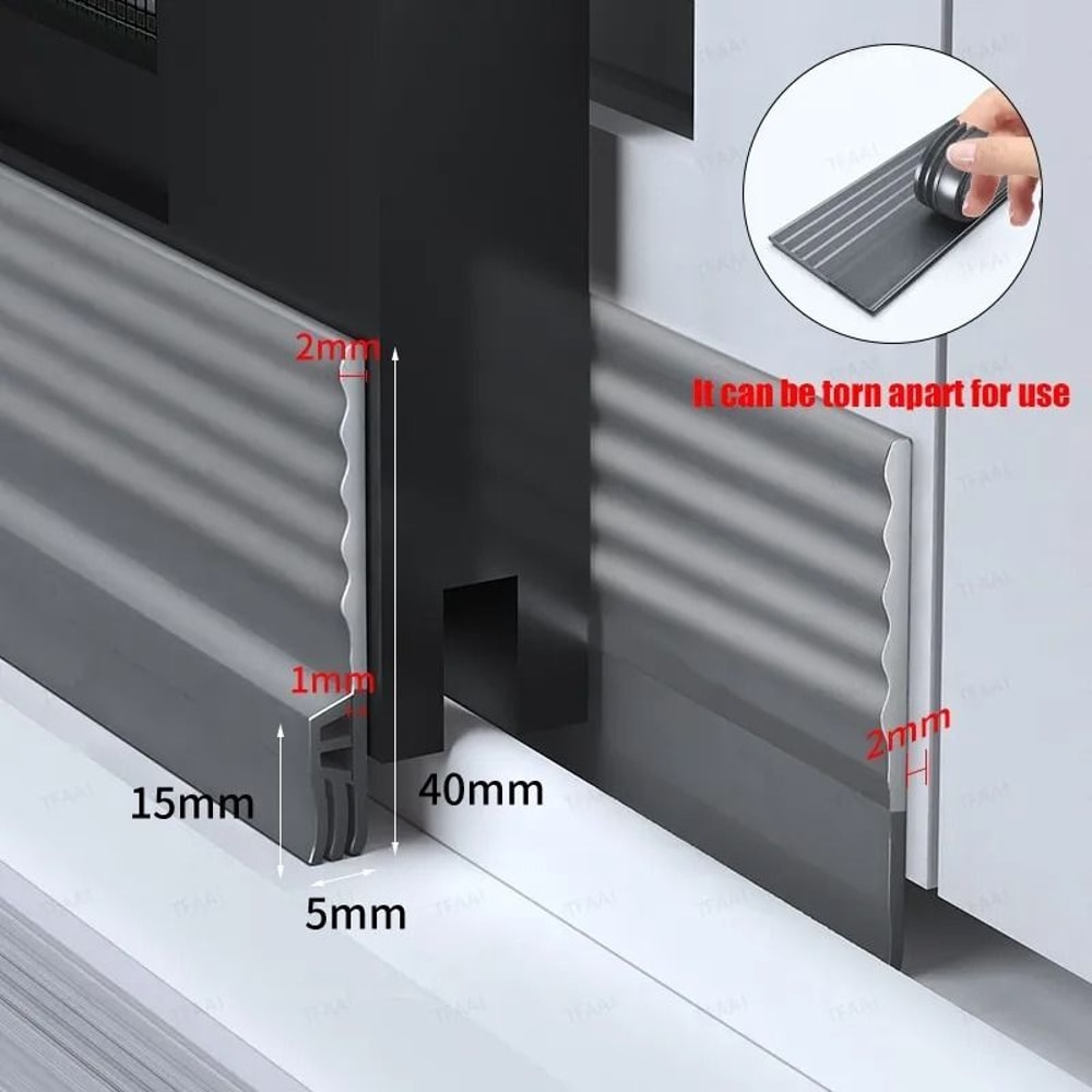 Professional TPE Triple Sound Insulation Window Door Seal 11