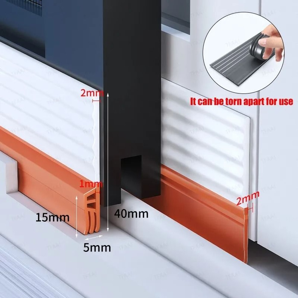 Professional TPE Triple Sound Insulation Window Door Seal 14