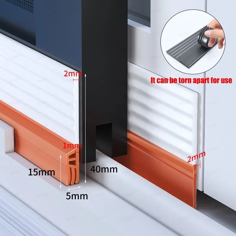 Professional TPE Triple Sound Insulation Window Door Seal 14