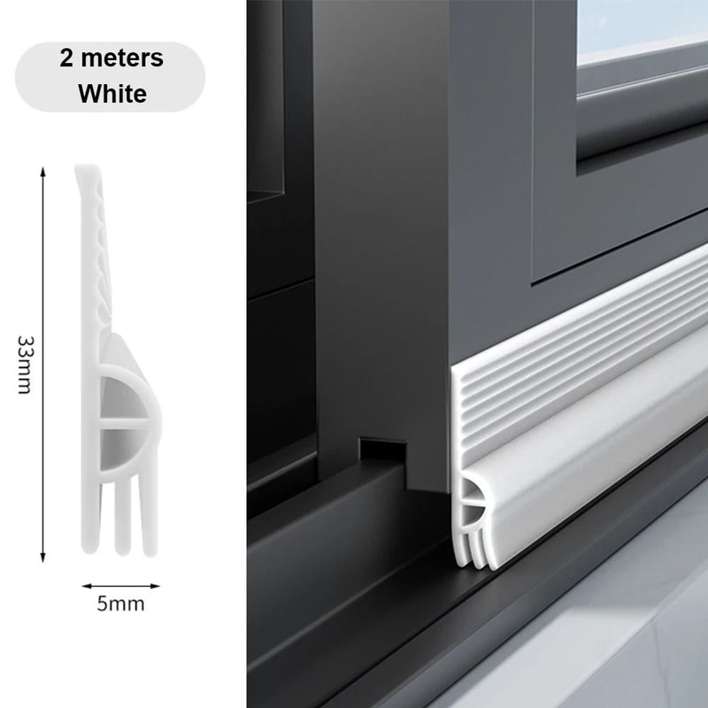Professional TPE Triple Sound Insulation Window Door Seal 7