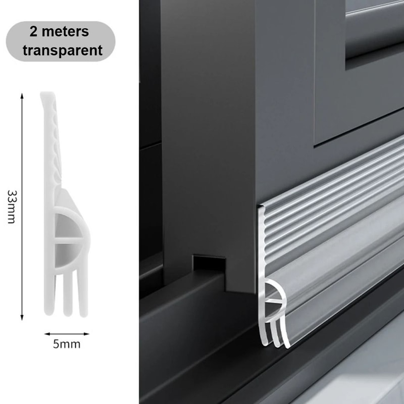Professional TPE Triple Sound Insulation Window Door Seal 8