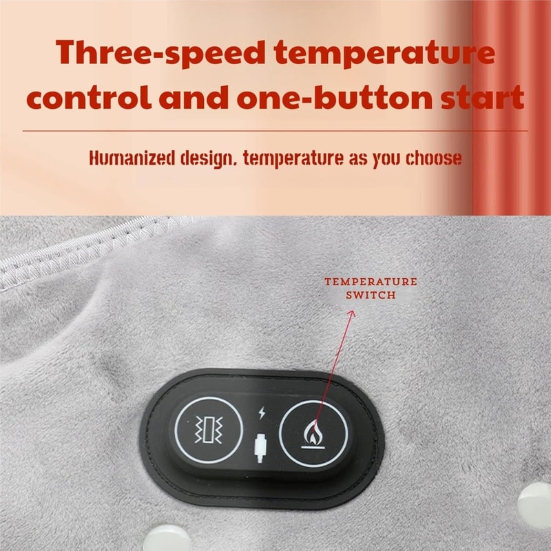 Electric Heating Neck And Shoulder Massager With Infrared Therapy 1