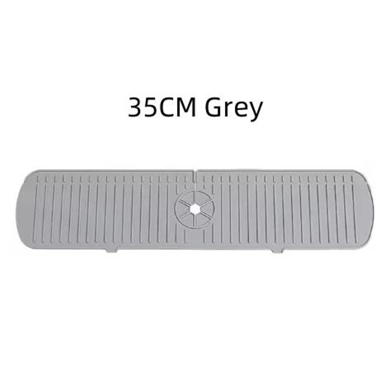 Universal Silicone Faucet Splash Guard And SelfDraining Sink Drying Mat 7