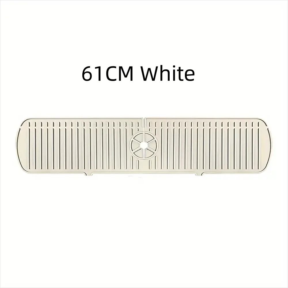 Universal Silicone Faucet Splash Guard And SelfDraining Sink Drying Mat 13