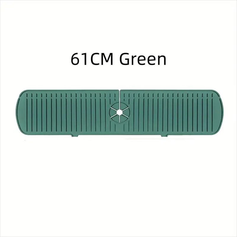 Universal Silicone Faucet Splash Guard And SelfDraining Sink Drying Mat 14