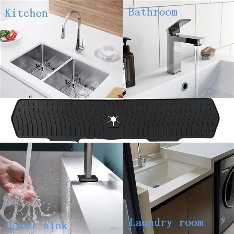 Universal Extra Large Silicone Dish Drying Mat And Heat Resistant Sink Protector 2