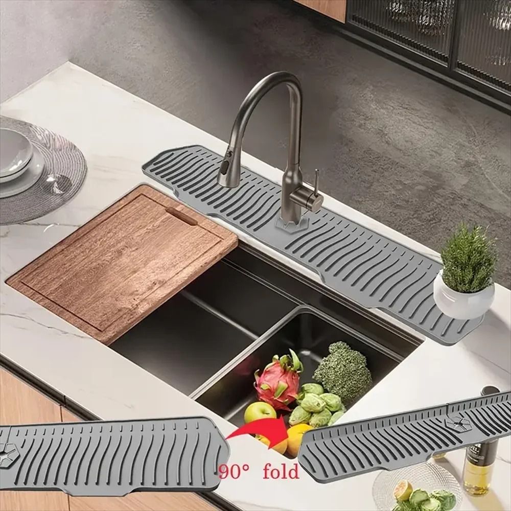 Universal Extra Large Silicone Dish Drying Mat And Heat Resistant Sink Protector 4