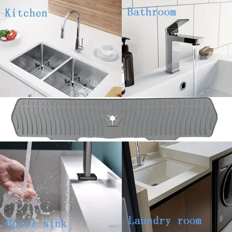 Universal Extra Large Silicone Dish Drying Mat And Heat Resistant Sink Protector 6