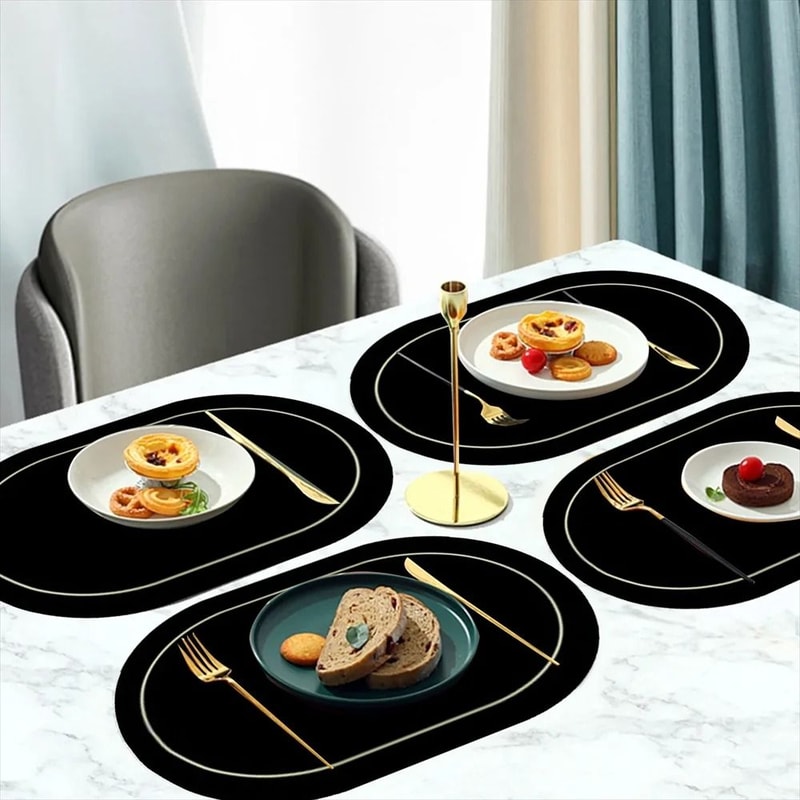 Nordic Minimalist DoubleSided Dining Placemat And Decorative Table Protector 4