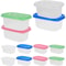 Vibrant Stackable Meal Prep Containers With MultiColor SnapTight Lids 1