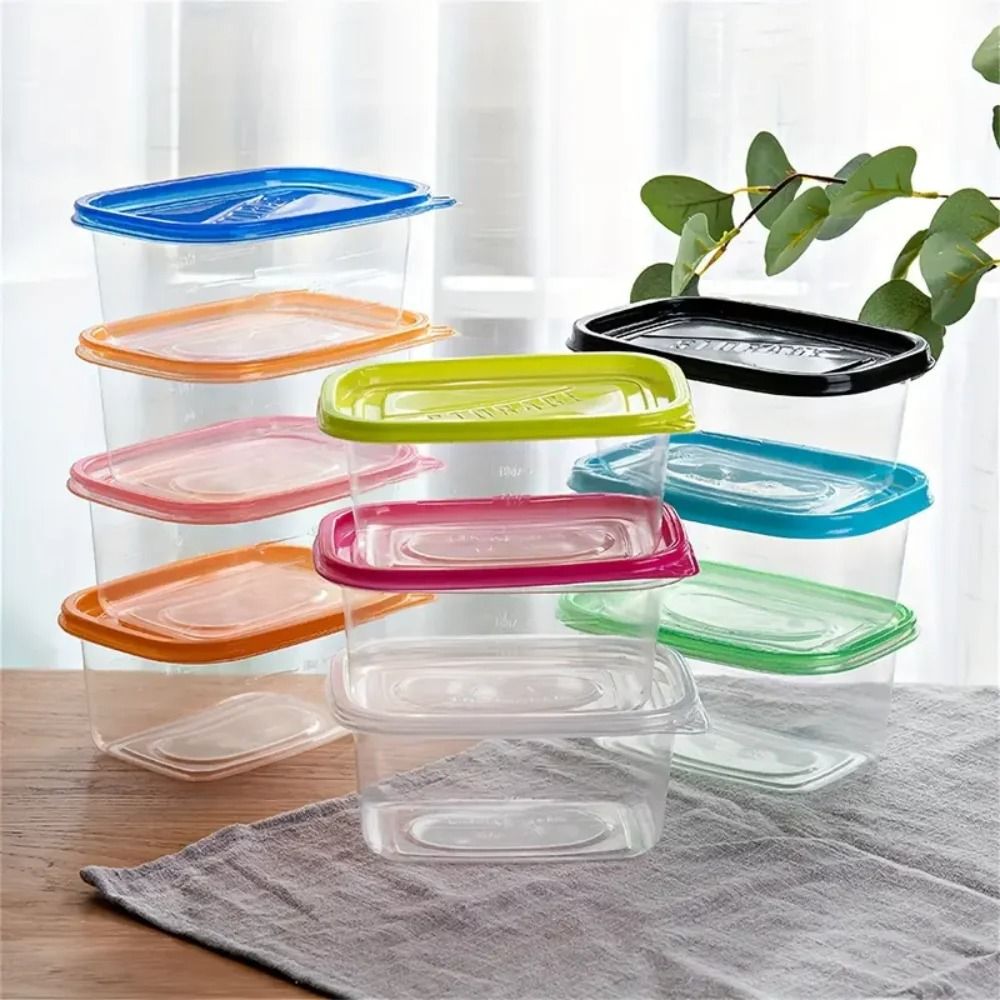Vibrant Stackable Meal Prep Containers With MultiColor SnapTight Lids 4