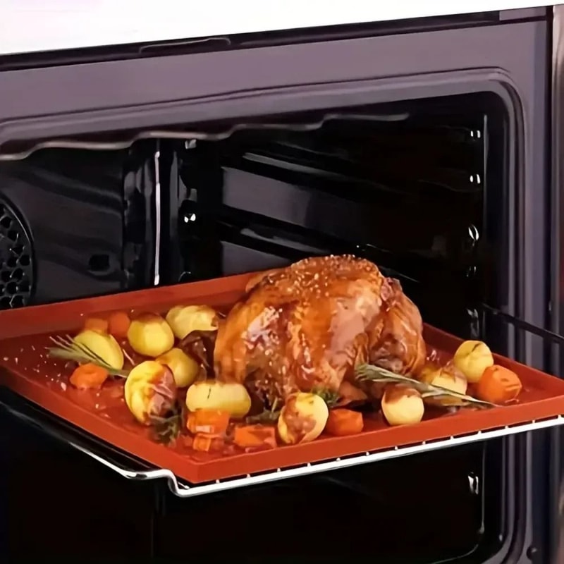 Professional NonStick Silicone Swiss Roll Mat And Multipurpose Pastry Baking Tray 6