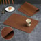 Elegant Textured Faux Leather Placemat And HeatInsulated Table Protector 4