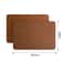 Professional Reversible PU Leather Waterproof Placemat And HeatInsulated Table Protector 2