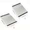 Universal Foldable 304 Stainless Steel RollUp Dish Drying Rack And Sink Organizer 2
