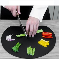 professional flexible tpu double-sided cutting board and non-slip kitchen surface