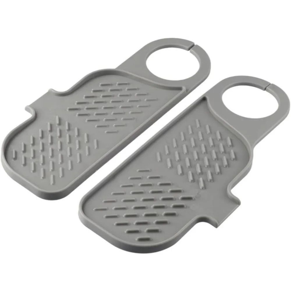 Professional Silicone Faucet Drip Catcher And Countertop Splash Guard 0