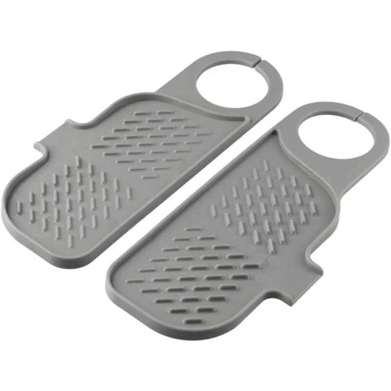 Professional Silicone Faucet Drip Catcher And Countertop Splash Guard 1