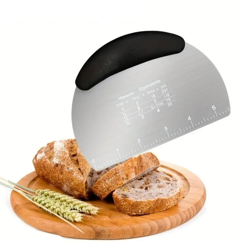 Professional Stainless Steel Pastry Scraper And MultiFunctional Dough Cutter 1