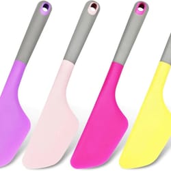 professional silicone flip-and-fold omelette spatula and precision crepe turner
