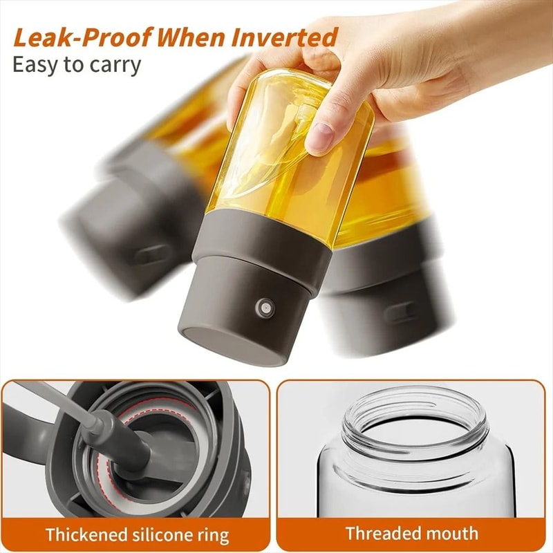 Professional Precision Mist Oil Sprayer And Culinary Glass Dispenser 3