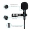 Professional Portable Lavalier Condenser Microphone And ClipOn Lapel Audio Station 1