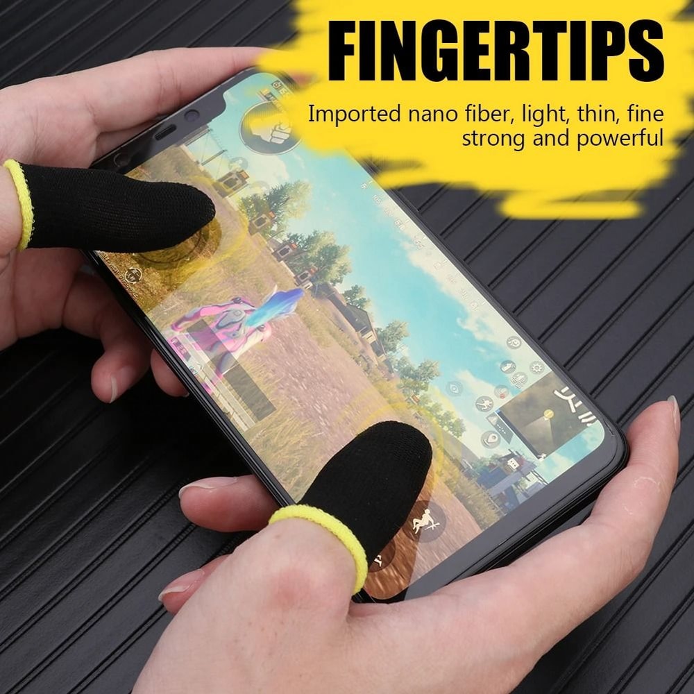 Professional HighSensitivity Gaming Finger Sleeves And Sweatproof Touch Screen Covers 6