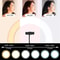 Professional HighBrightness LED Selfie Ring Light And MultiAngle Studio Tripod Station 6