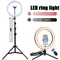 Professional HighDefinition LED Studio Ring Light With MultiHeight Tripod And Bluetooth Control 0