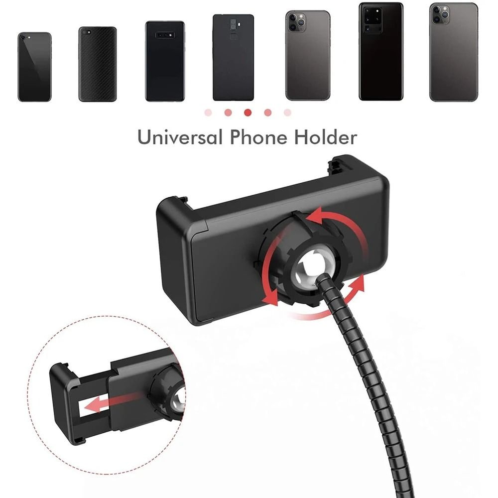 Professional HighDefinition LED Studio Ring Light With MultiHeight Tripod And Bluetooth Control 2