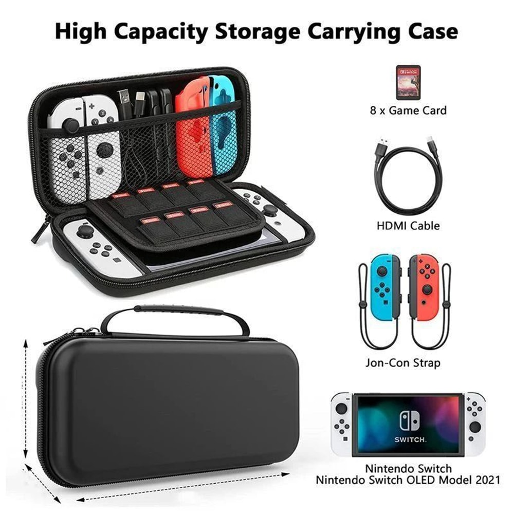 Professional Waterproof Hard Shell Travel Case And Protective Carry Bag For Nintendo Switch 1
