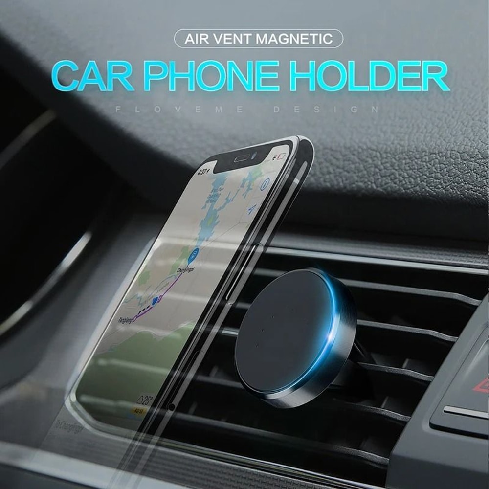 Professional UltraStrong Magnetic Air Vent Car Mount And Universal Smart Phone Station 5