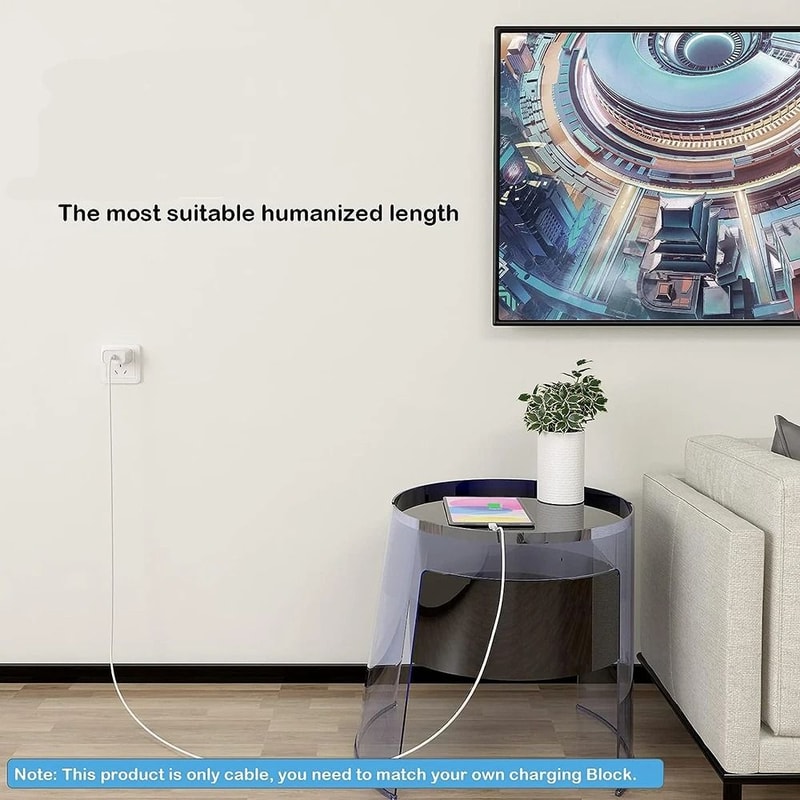 Professional High Performance PD 60W USBC To TypeC Fast Charge And Data Sync Cable 4