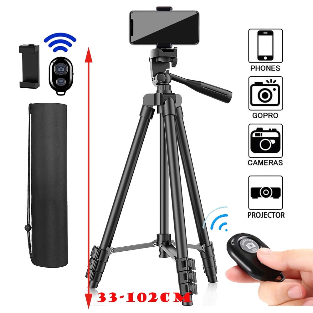 Professional High Stability Universal Photography Tripod And Adjustable Media Stand 8