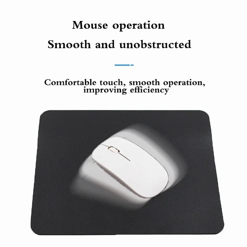 Professional High Performance Leather Texture Mouse Pad And Waterproof Desk Surface Protector 4