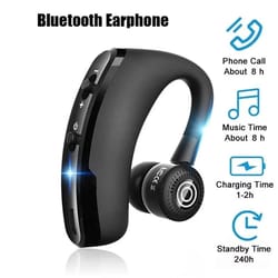 professional high fidelity bluetooth 5.0 business headset and long standby hands free ear hook