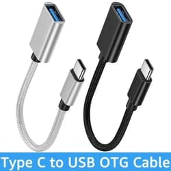 professional high speed type c otg data cable and universal usb to usb c connector adapter