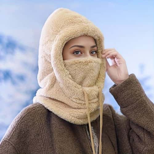 Winter Warm Balaclava Thermal Ski Hood with Full Face Cover