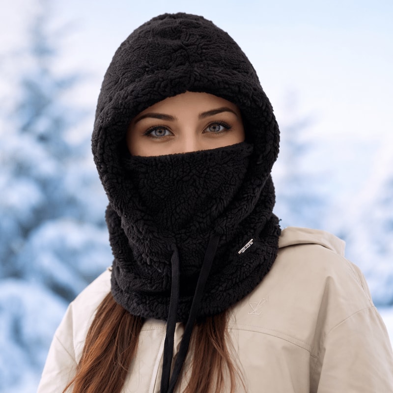 Winter Warm Balaclava Thermal Ski Hood With Full Face Cover 1