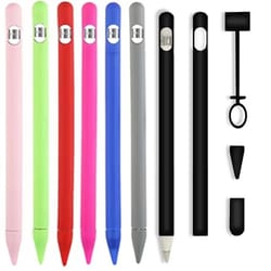 professional 4-in-1 soft silicone protective suite and anti-lost case for apple pencil 1st generation