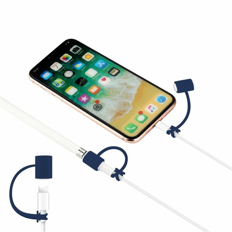 Professional 4In1 Soft Silicone Protective Suite And AntiLost Case For Apple Pencil 1st Generation 3