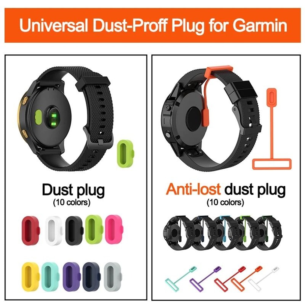 Professional High Stability USB Charging Cable And Protective Dust Plug Kit For Garmin Smartwatches 1