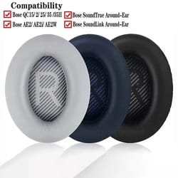 professional high density memory foam replacement earpads and noise isolation ear cushions