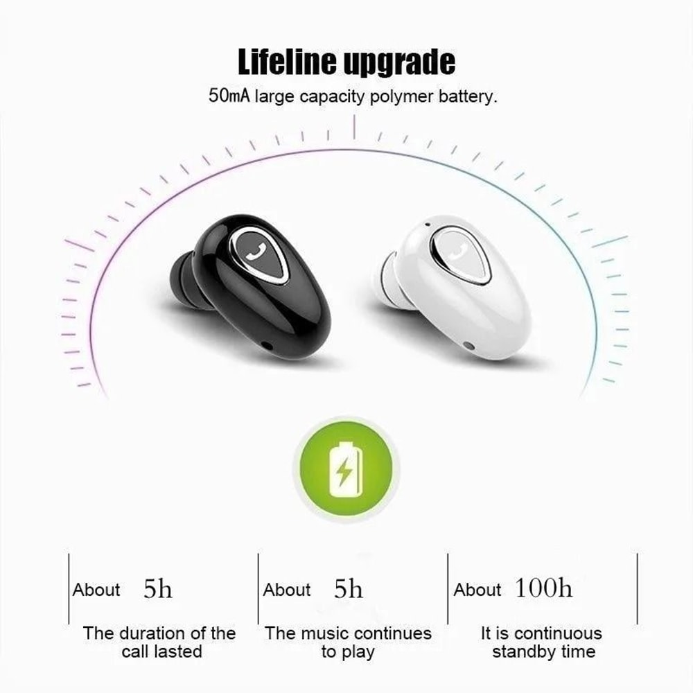 Professional High Performance Single InEar Bluetooth 50 Headset And Ultra Compact Business Earbud 4