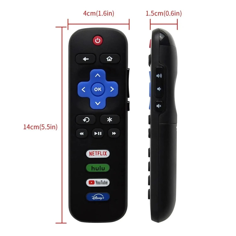 Professional High Stability RC280A Replacement Remote Control For Roku Smart TV Systems 5