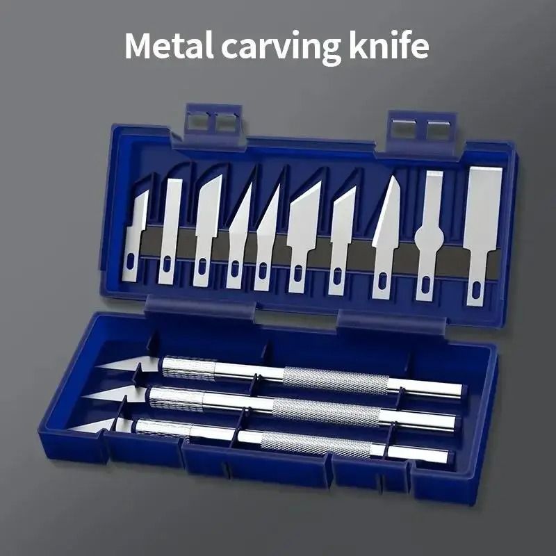 Professional 13 Piece Precision Metal Carving Suite And High Performance Art Cutting Manual Tool Ki 6