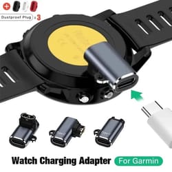 performance usb c and micro usb charging converter for garmin smartwatches