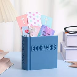 high-stability book-shaped desktop organizer and precision stationery storage box